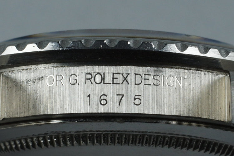 1968 Rolex GMT 1675 with Service Case