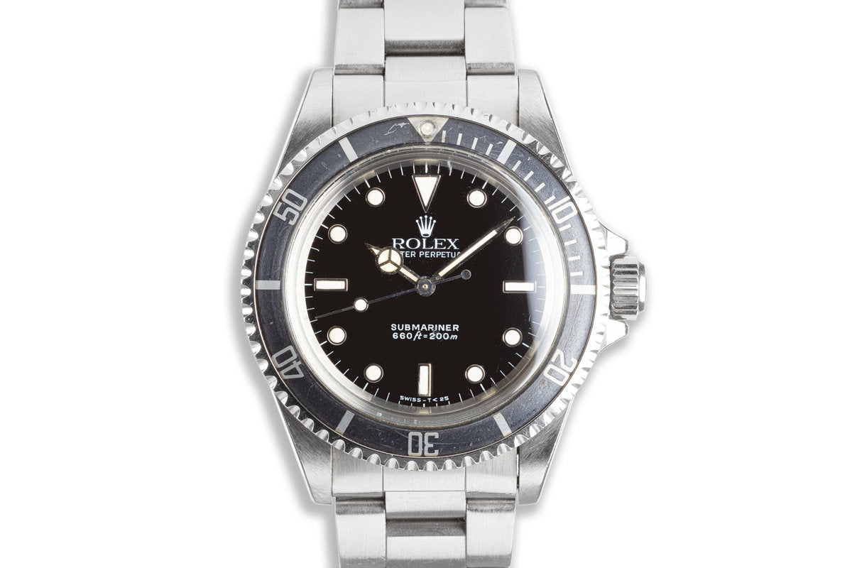 HQ Milton - 1986 Unpolished Vintage Rolex Submariner 5513 White