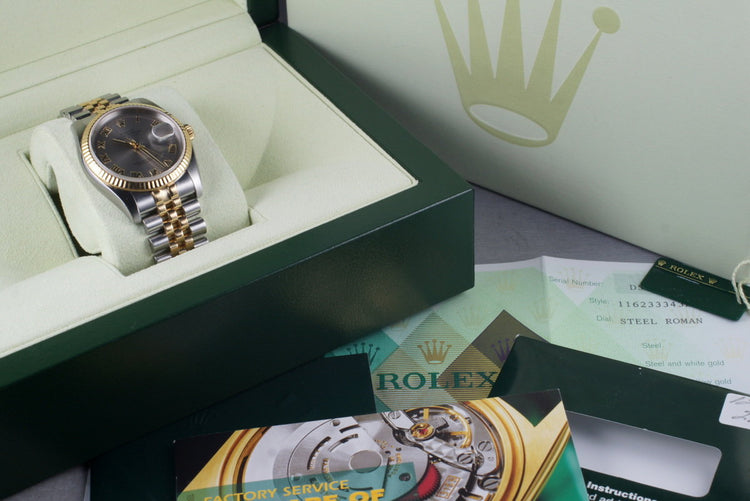 2005 Rolex Datejust 116233 with Box and Papers