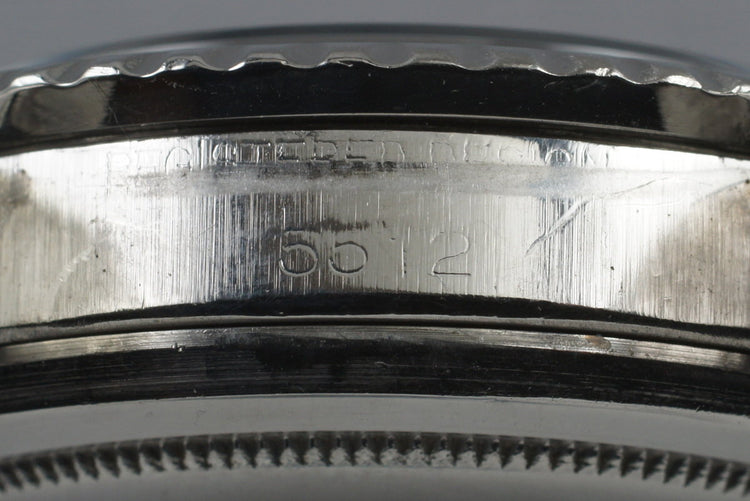 1964 Rolex Submariner 5512 with Glossy Gilt 4 Line Dial