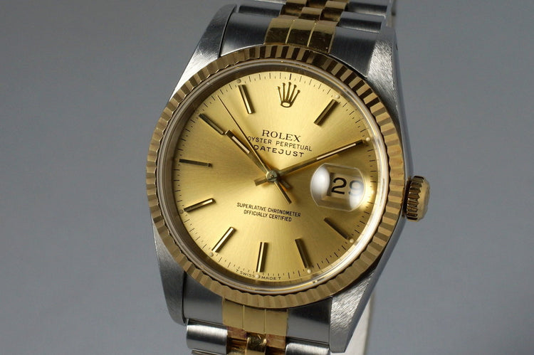 1990 Rolex Two Tone DateJust 16233