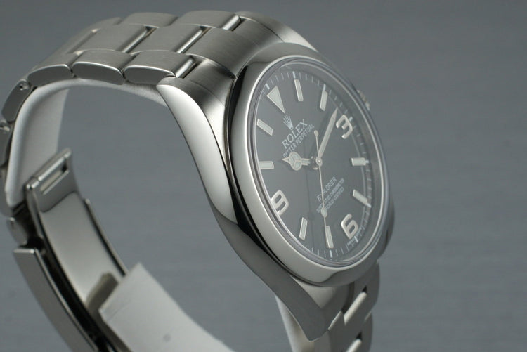 2012 Rolex Explorer 214270 with Box and Papers