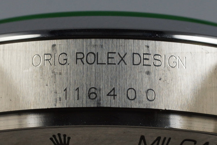 2009 Rolex Milgauss Green 116400V