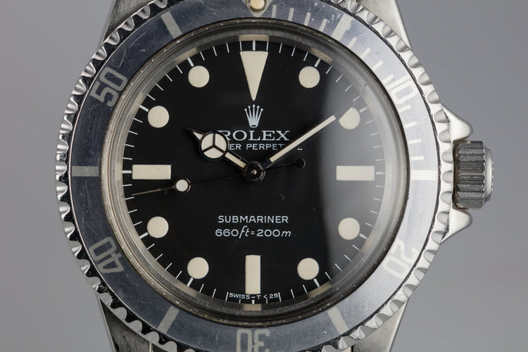 1981 Rolex Submariner 5513 with MK 2 Maxi Dial