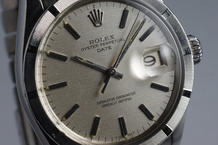 1968 Rolex Date 1501 Silver Dial