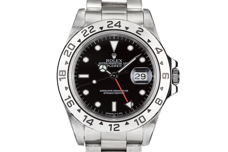 1993 Rolex Explorer II 16570 Black Dial with Box and Papers