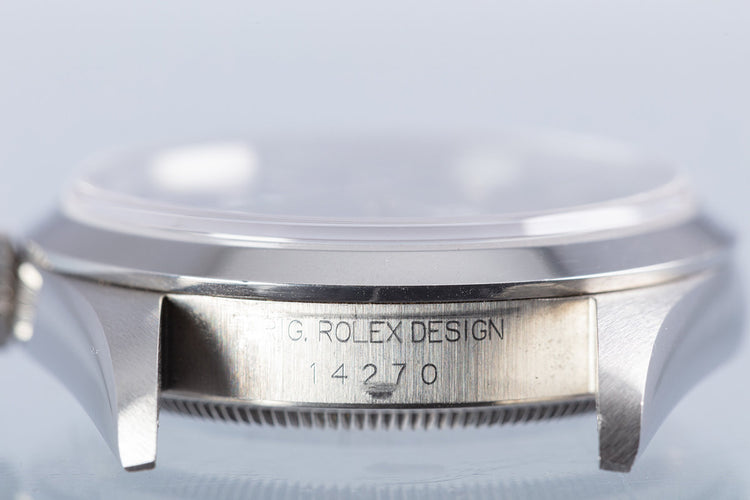 1999 Rolex Explorer 14270 Swiss Only Dial with Box & Papers