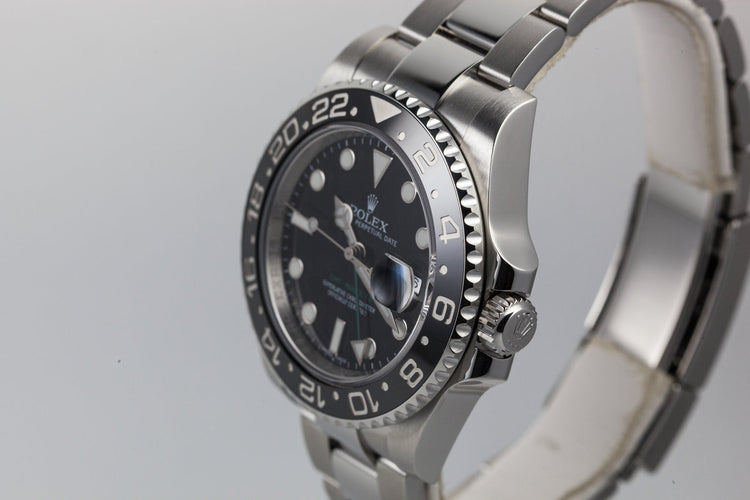 2016 Rolex GMT-Master II 116710 with Box and Papers