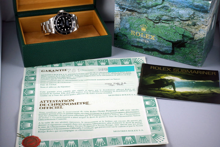 1995 Rolex Sea Dweller 16600 with Box and Papers