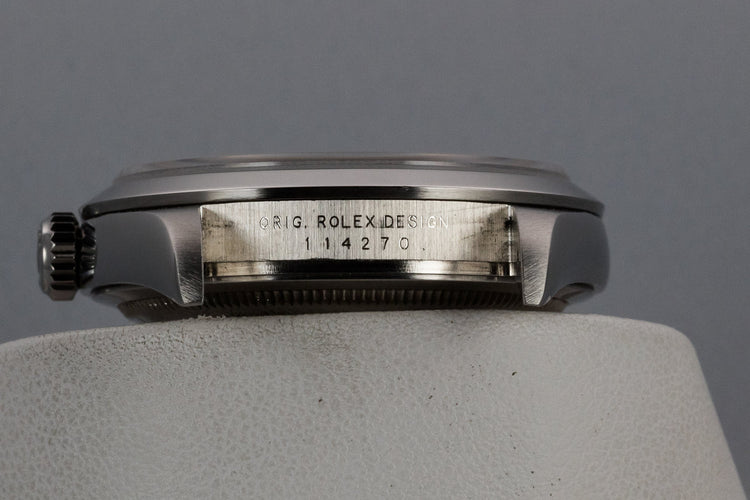 2006 Rolex Explorer 114270 with Box and Papers