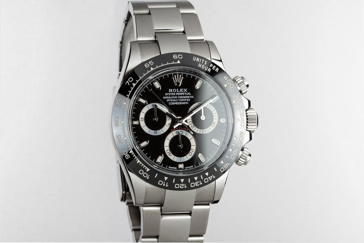 2018 Rolex Ceramic Daytona 116500LN Black Dial with Box and Papers