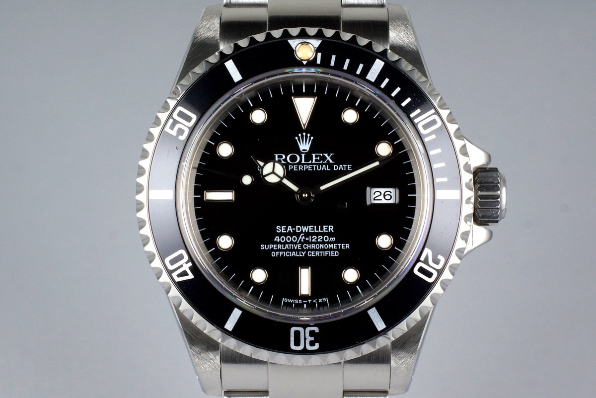 1997 Rolex Sea Dweller 16600 with Box and Papers