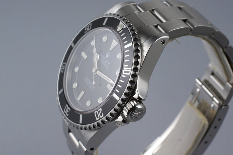 2001 Rolex Submariner 14060M with Box and Papers