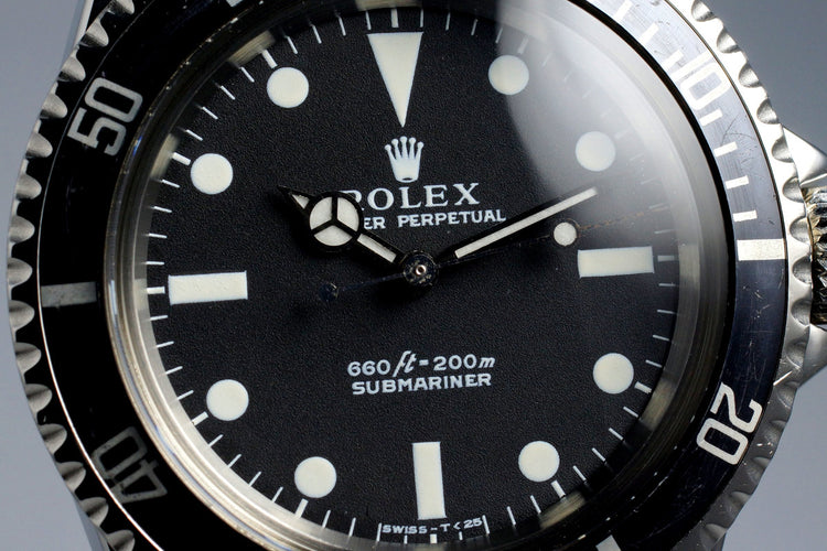 1971 Rolex Submariner 5513 with RSC Papers
