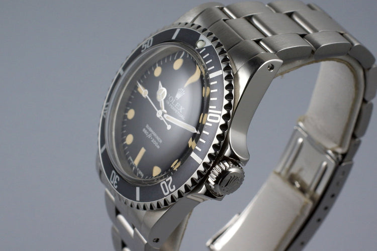 1979 Rolex Submariner 5513 Mark III Maxi Dial