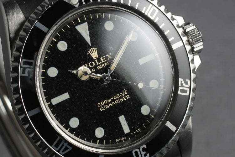 1966 Rolex Submariner Ref: 5513 gilt Dial with Pateted 9315