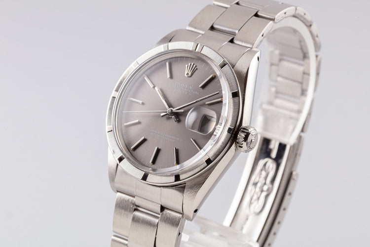 1967 Vintage Rolex Date 1501 Gray Dial