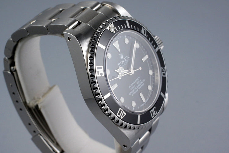 2012 Rolex Submariner 14060M 4 Line Dial with Box and Papers