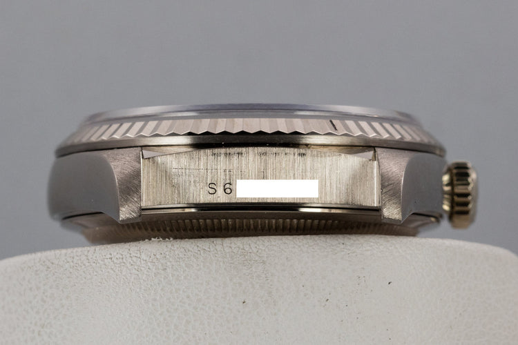 1993 Rolex 18K White Gold Day-date 18239 Silver Dial