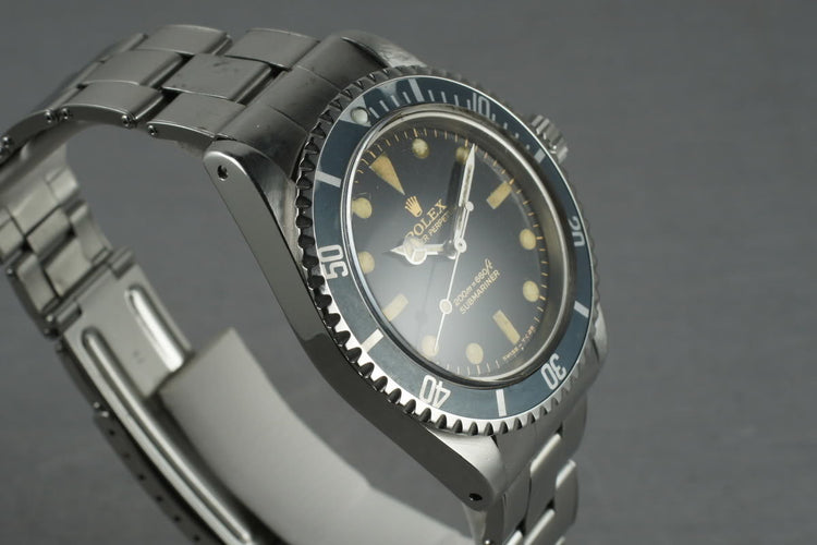 1965 Rolex Submariner 5513 with Bart Simpson Gilt Dial