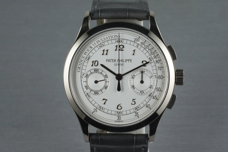2013 White Gold Patek Philippe 5170G with Box and Papers