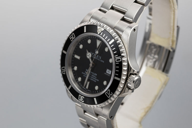1999 Rolex Sea-Dweller 16600 with Box and Papers