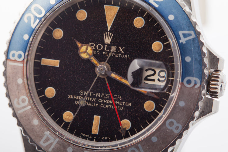 1965 Rolex GMT 1675 with Gilt Dial