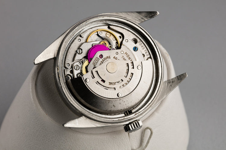 1972 Rolex DateJust 1601 with No Lume Silver Wideboy Dial
