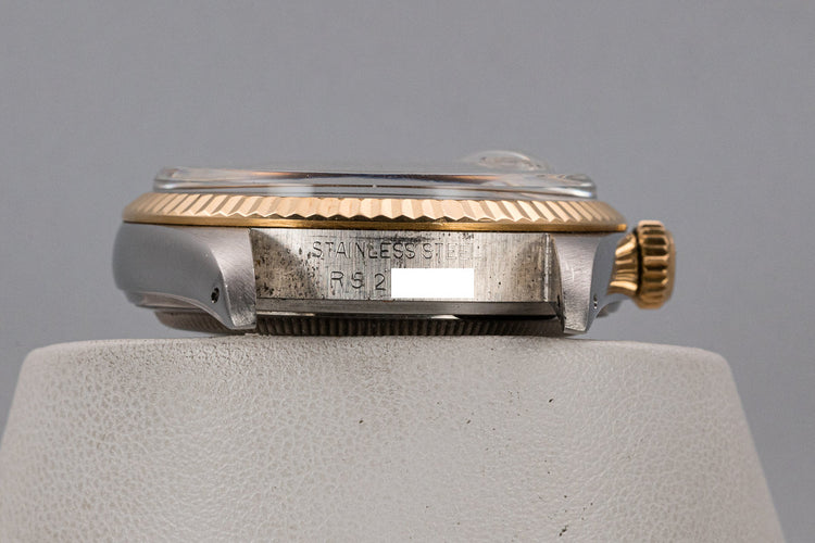 1988 Rolex Two-Tone DateJust 16013 With Silver "Tiffany & Co." Dial