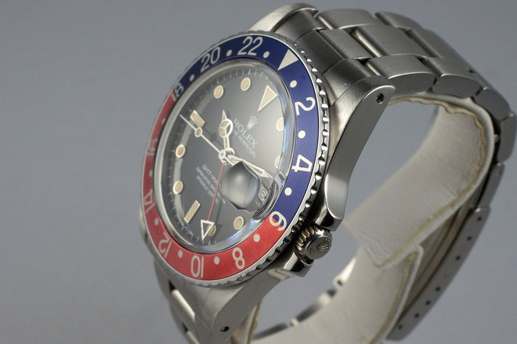 1984 Rolex GMT 16750 No-Date Spider Dial