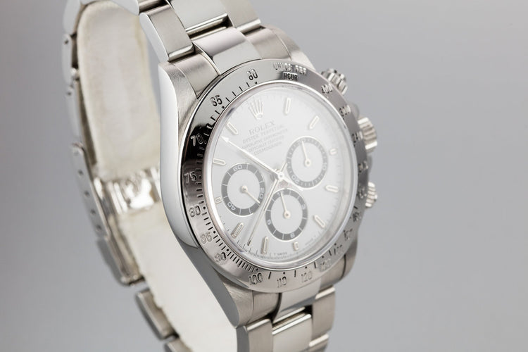 1991 Rolex Zenith Daytona 16520 with Rolex Service Papers