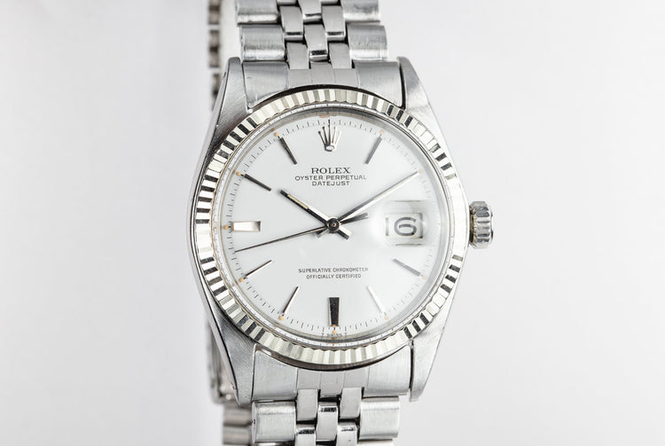 1968 Rolex DateJust 1601 White Dial