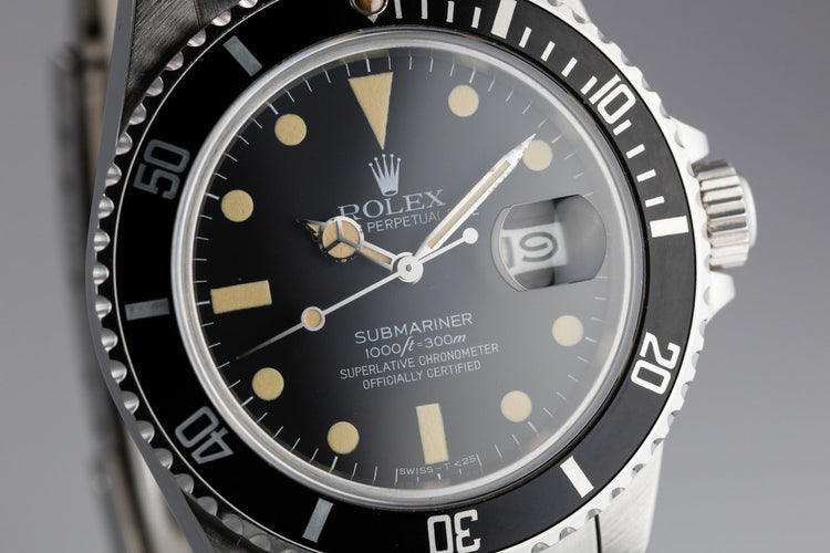 1983 Rolex Submariner 16800 Matte Dial