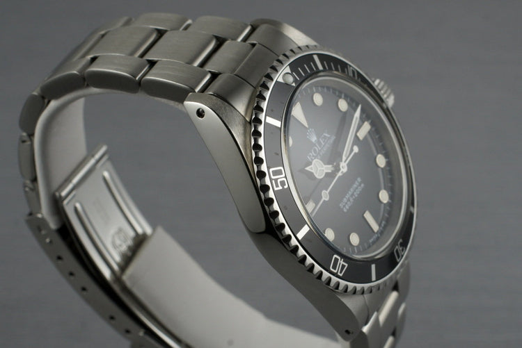 1985 Rolex Submariner 5513 with Box and Papers