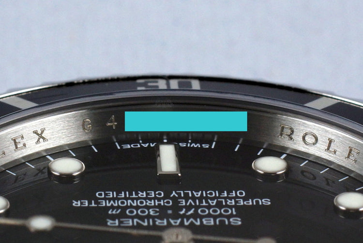 2012 Rolex Submariner 14060M 4 Line Dial with Box and Papers