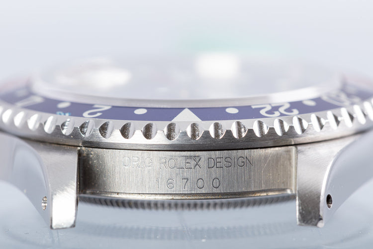 1993 Rolex GMT-Master 16700 "Pepsi" with Box & Papers