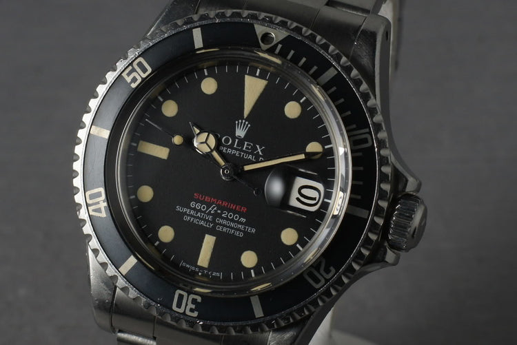 1970 Rolex Red Submariner 1680 Mark IV