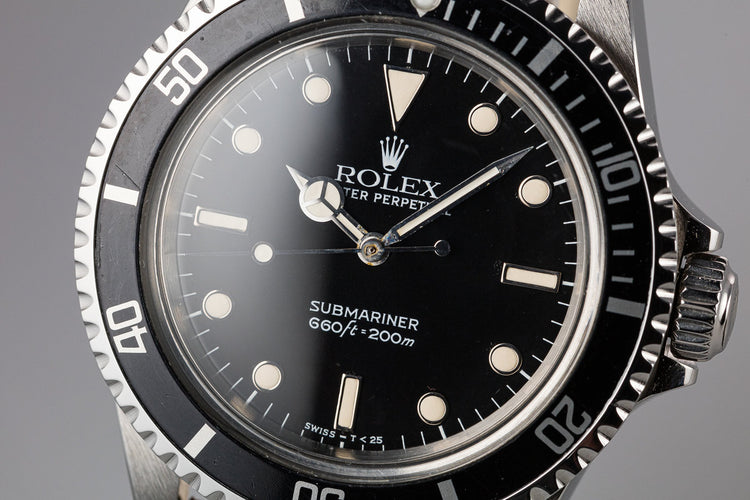 1986 Rolex Submariner 5513