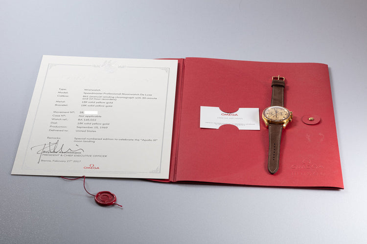 Vintage 1969 Omega Speedmaster Professional Cartier Dial limited Edition ST 145.0022