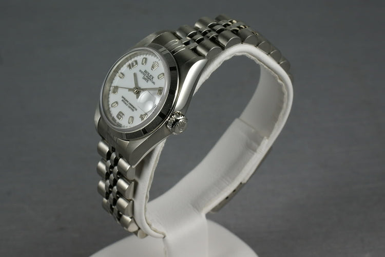 Rolex Ladies Date Dial Ref: 79190 White Dial
