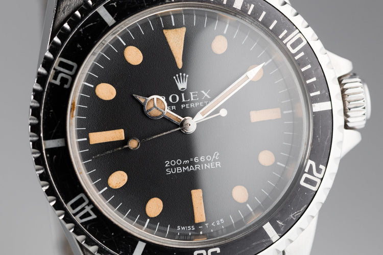 1968 Rolex Submariner 5513 with Meters First Dial