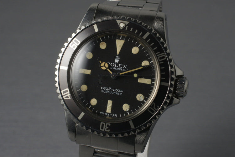 1978 Rolex Submariner 5513 Mark I Maxi Dial