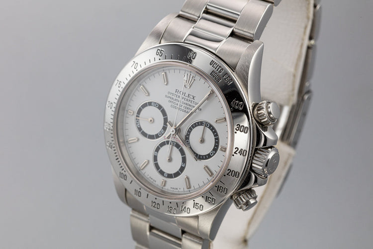 1997 Rolex Zenith Daytona 16520 White Dial with Box
