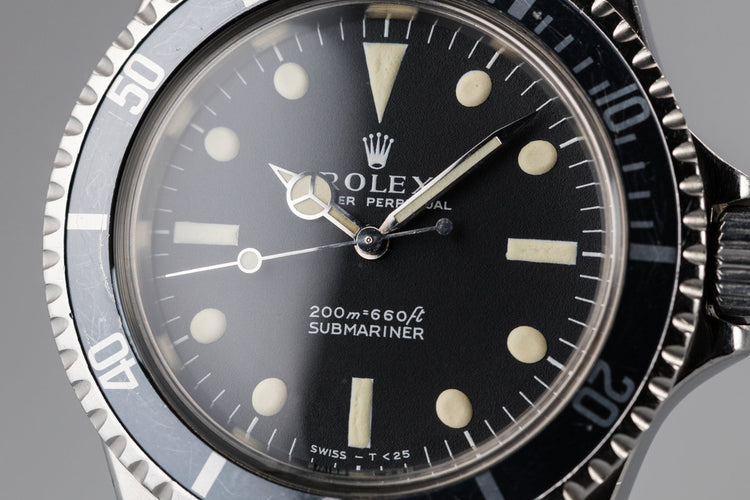 1967 Rolex Submariner 5513 Meters First Dial