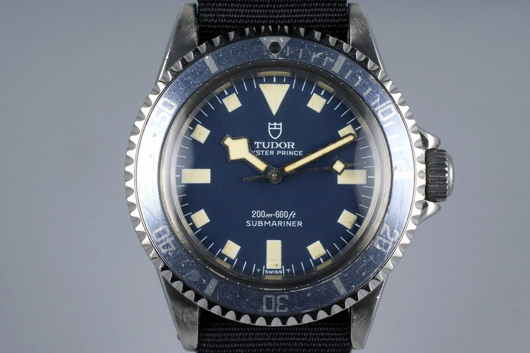 1975 Tudor Submariner 9411/0 Blue Snowflake Marine Nationale with RSC Papers