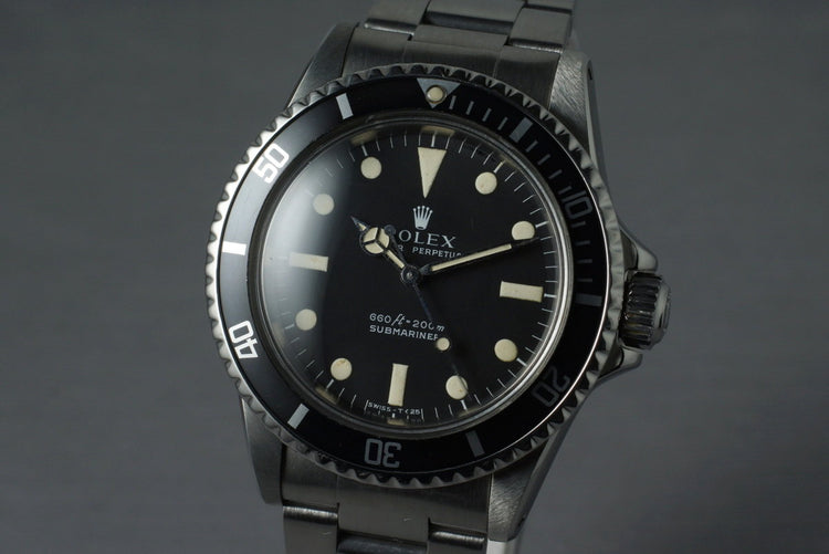 1978 Rolex Submariner 5513 with Serif Dial