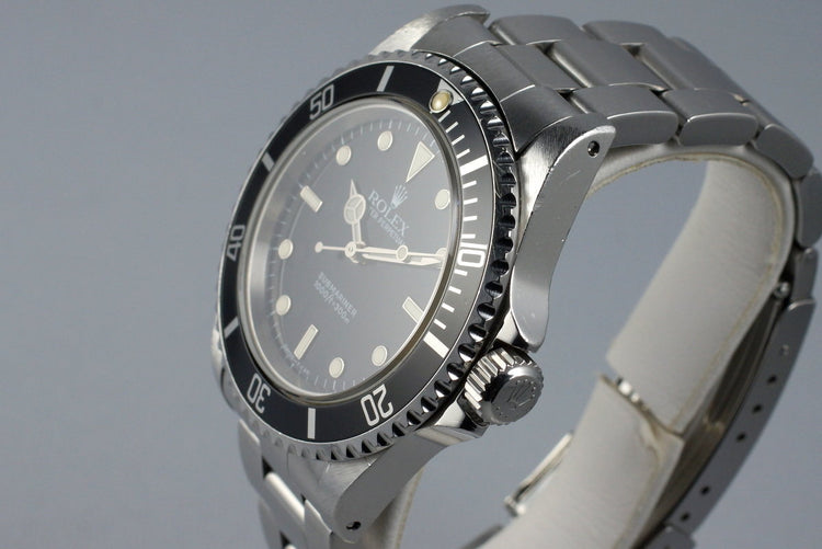 1995 Rolex Submariner 14060 with Box and Papers