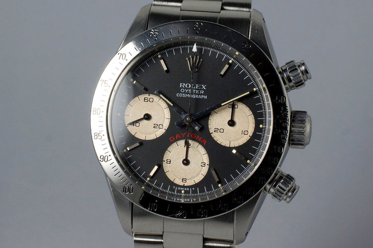 1987 Rolex Daytona 6265 Black Big Red Daytona Dial