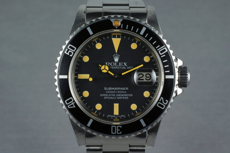 1981 Rolex Submariner 16800