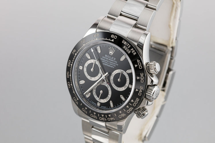 2017 Rolex Daytona 116500LN Black Dial with box and papers